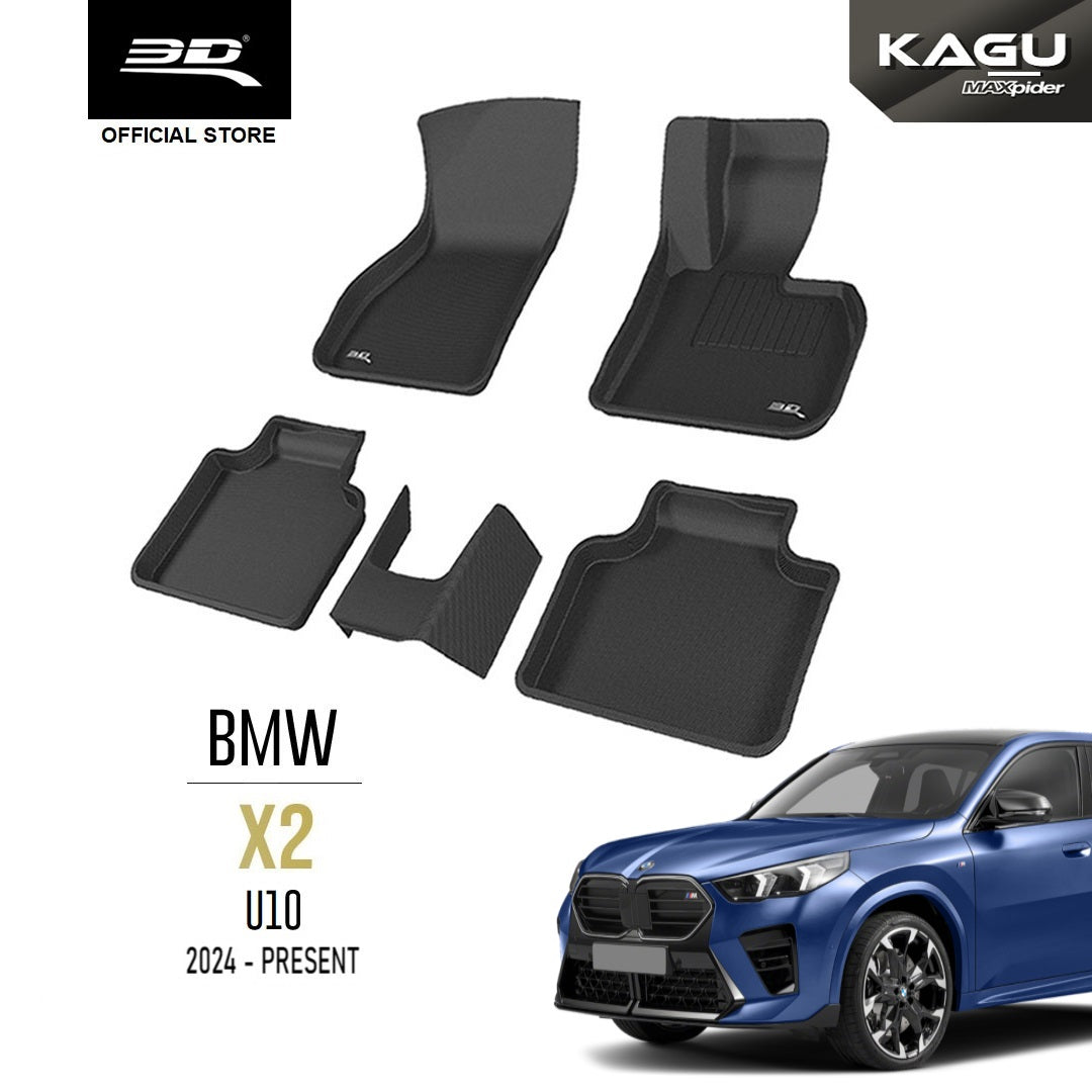 ELMASLINE 3D Gummimatten für BMW X2 2024-2025 | Hoher Rand ELMASLINE 3D Gummimatten für BMW X2 2024-2025 | Hoher Rand