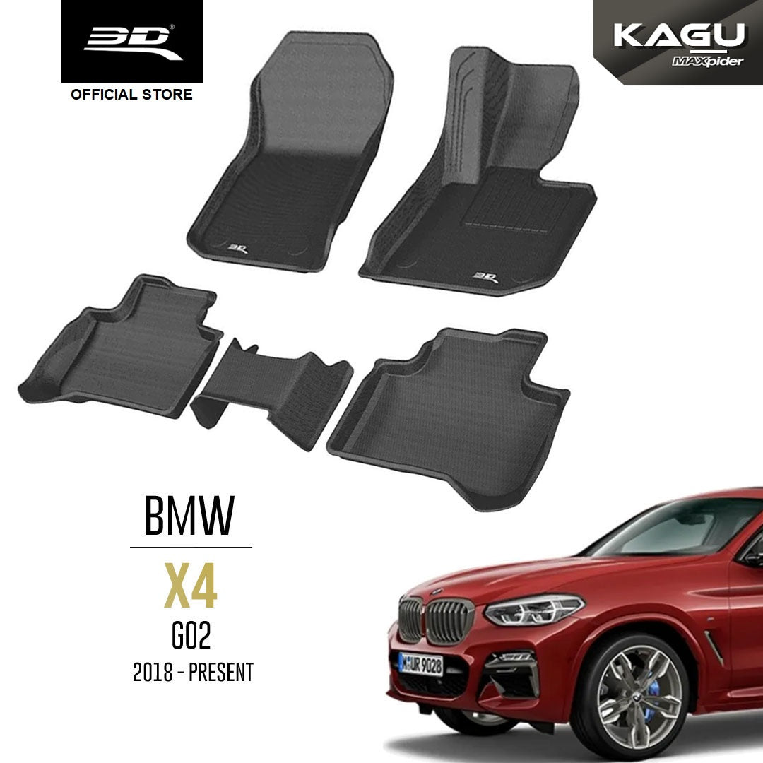 BMW X4 G02 2018 PRESENT 3D KAGU Car Mat