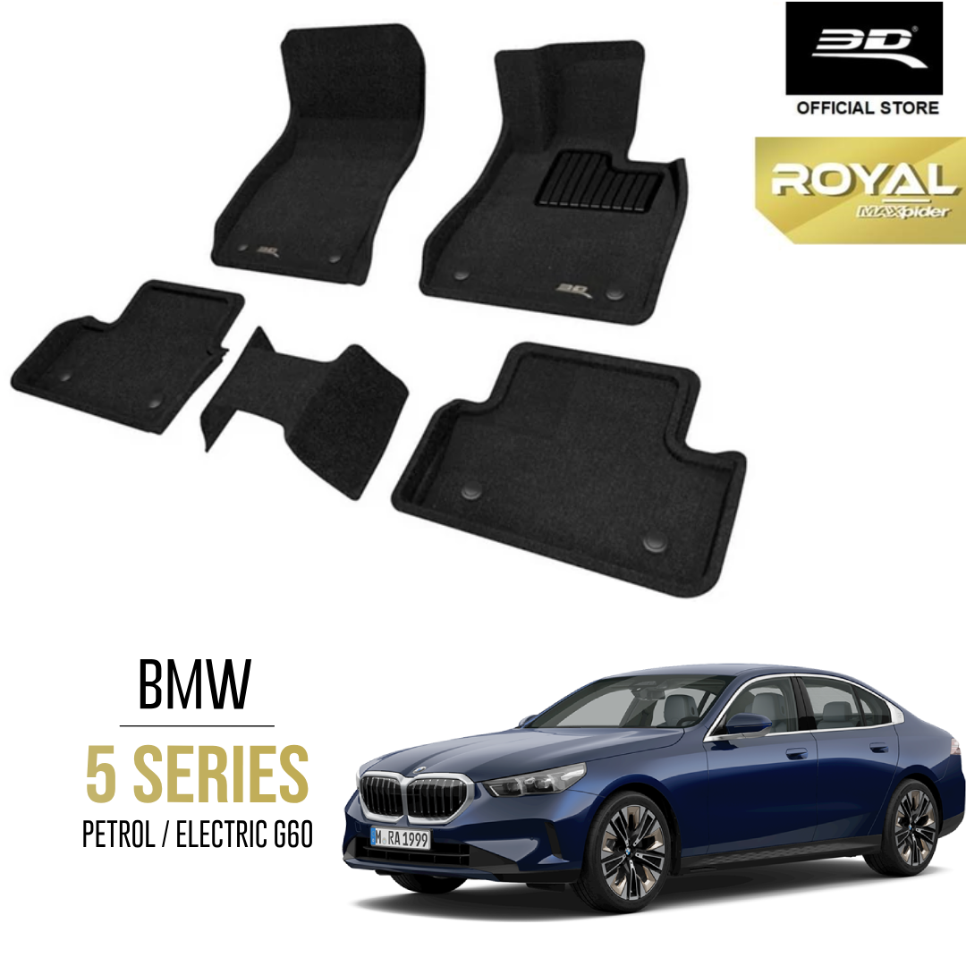 BMW 5 Series G60 / i5 ELECTRIC [2023 - PRESENT] - 3D® ROYAL Car Mat