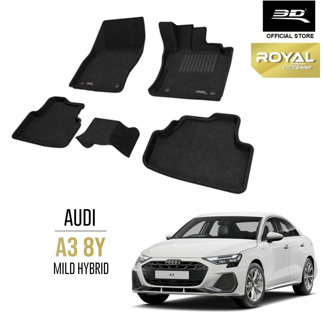 AUDI A3 8Y MILD HYBRID SEDAN / SPORTBACK [2022 - Present] - 3D® ROYAL Car Mat