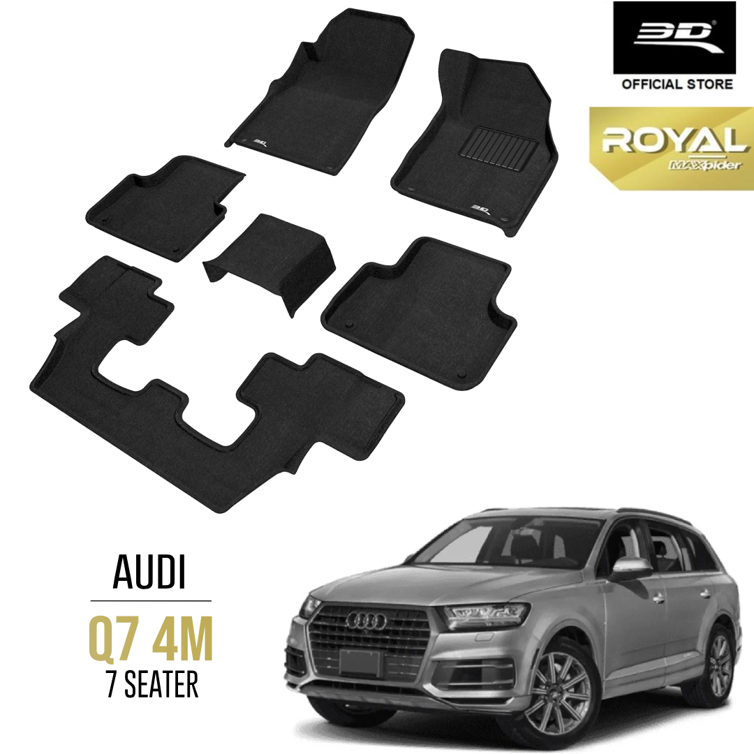 AUDI Q7 (7 SEATER) [2016 - PRESENT] - 3D® ROYAL Car Mat