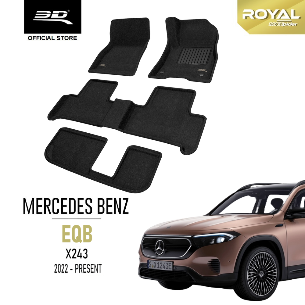 MERCEDES BENZ EQB X243 [2022 - PRESENT] - 3D® ROYAL Car Mat