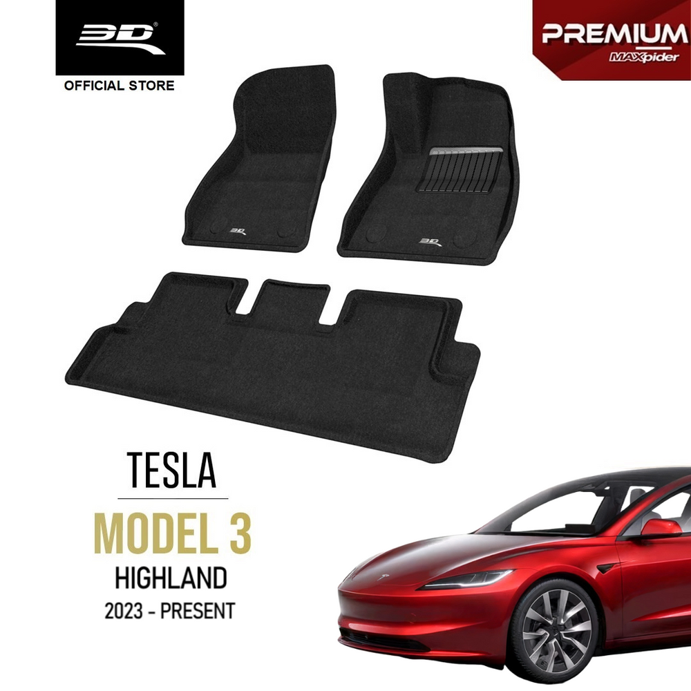 TESLA MODEL 3 HIGHLAND [2024 - PRESENT] - 3D® PREMIUM Car Mat