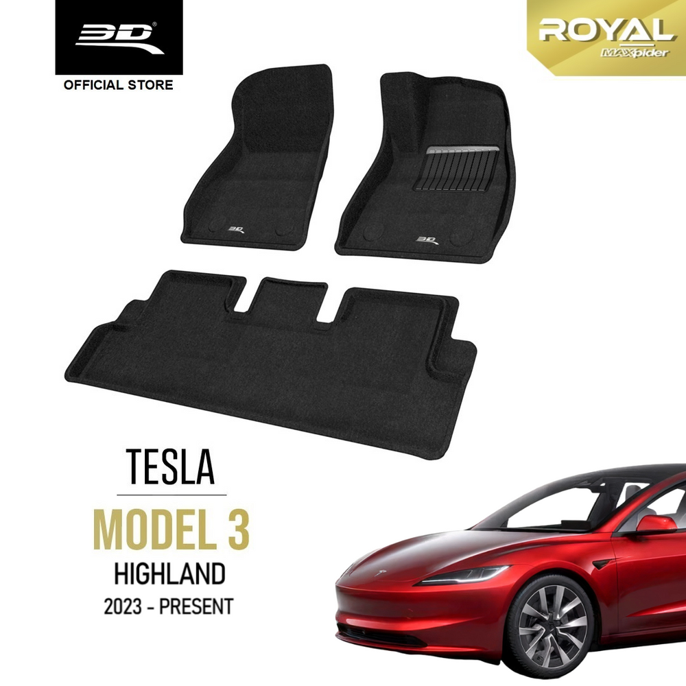 TESLA MODEL 3 HIGHLAND [2024 - PRESENT] - 3D® ROYAL Car Mat