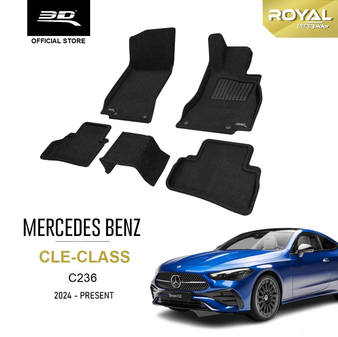 MERCEDES BENZ CLE CLASS C236 [2024 - PRESENT] - 3D® ROYAL  Car Mat