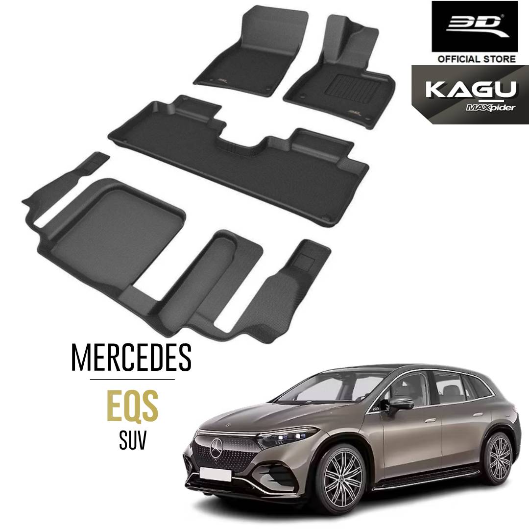 MERCEDES BENZ EQS X296 (7 SEATER) [2023 - PRESENT] - 3D® KAGU Car Mat