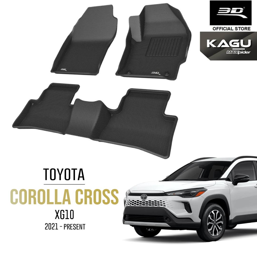 TOYOTA COROLLA CROSS HYBRID [2021 - PRESENT] - 3D® KAGU Car Mat