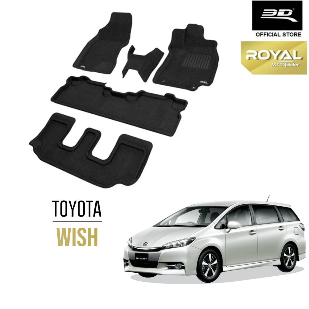 TOYOTA WISH [2010 - PRESENT] - 3D® ROYAL Car Mat