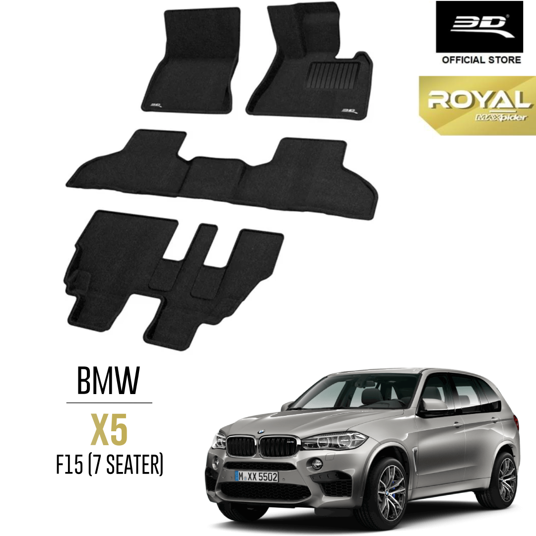 BMW X5 F15 (7 SEATER) [2014 - 2019] - 3D® ROYAL Car Mat