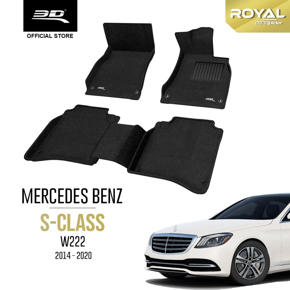 MERCEDES BENZ S CLASS W222 [2014 - 2020] - 3D® ROYAL Car Mat