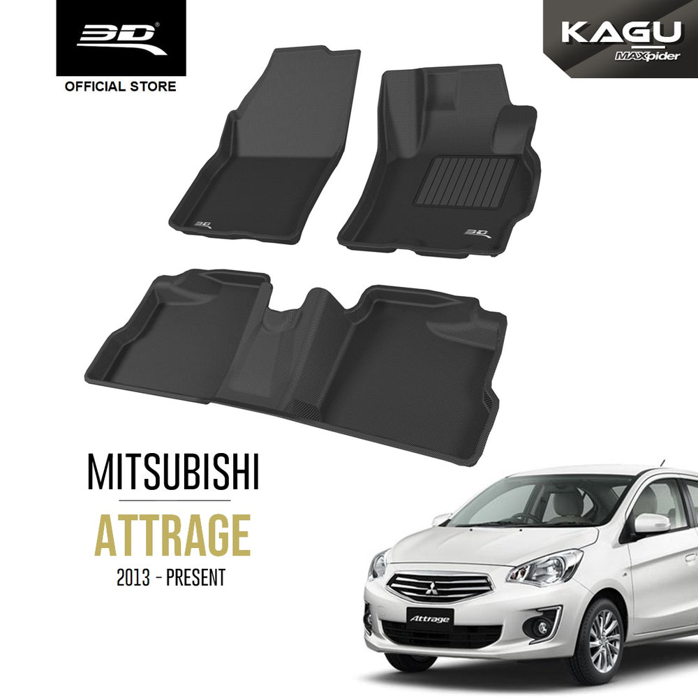 MITSUBISHI ATTRAGE [2013 - PRESENT] - 3D® KAGU Car Mat