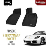 PORSCHE 718 CAYMAN/BOXTER (982) [2016 - PRESENT] - 3D® PREMIUM Car Mat