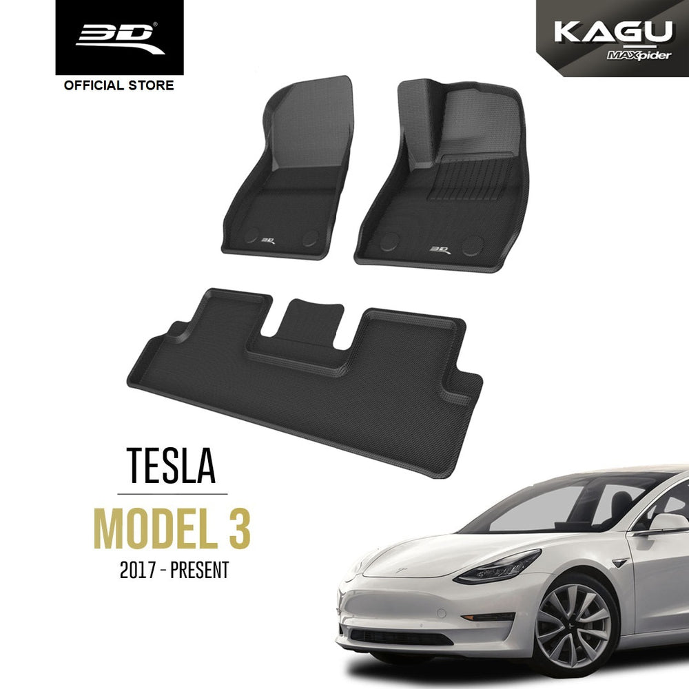 TESLA MODEL 3 [2017 - PRESENT] - 3D® KAGU Car Mat