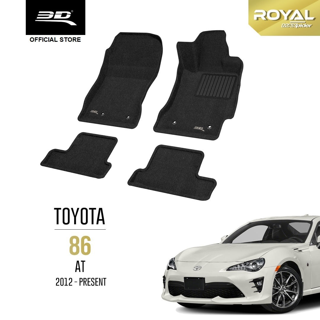 TOYOTA 86 MT [2012 - PRESENT] - 3D® ROYAL Car Mat