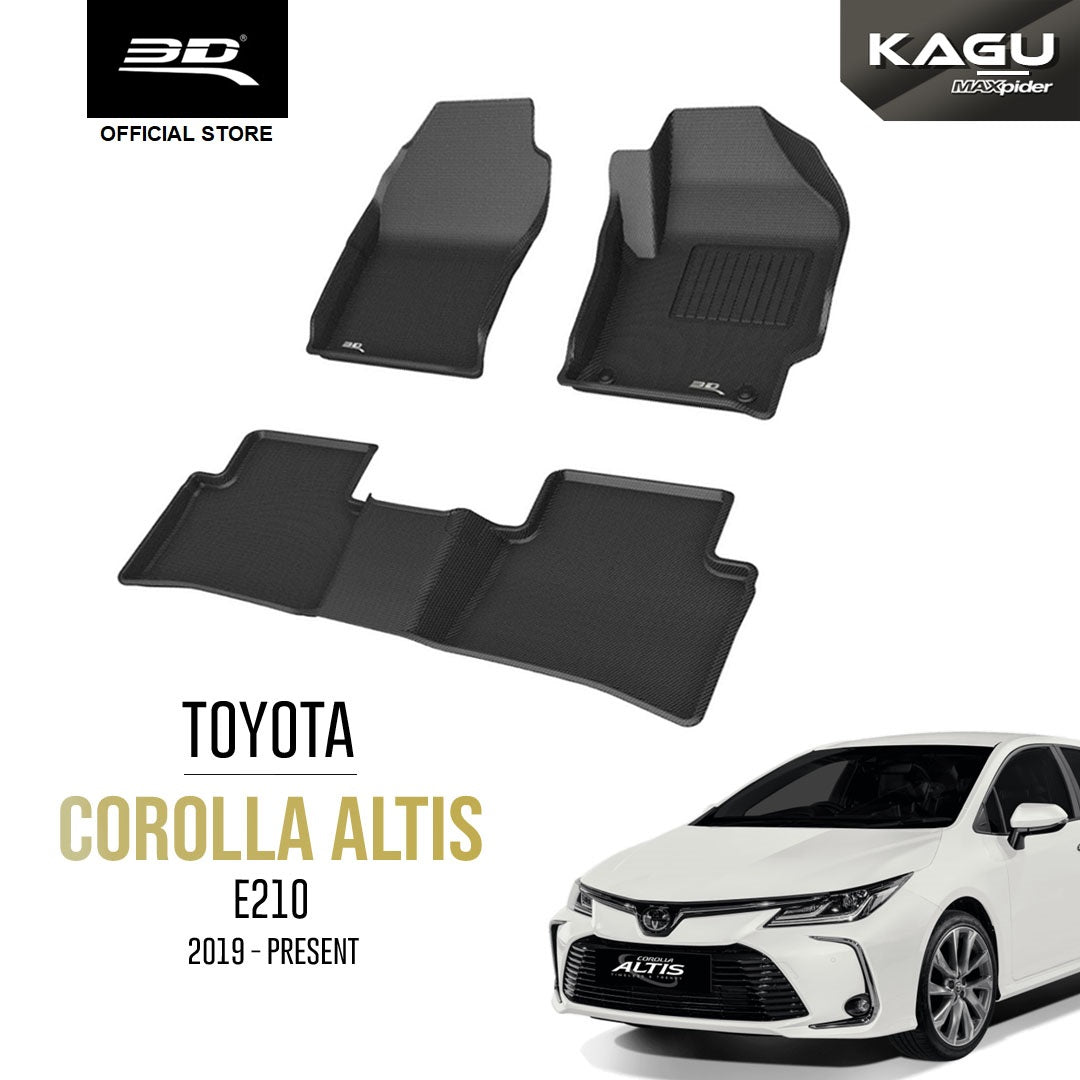 TOYOTA COROLLA ALTIS E210 [2019 - PRESENT] - 3D® KAGU Car Mat