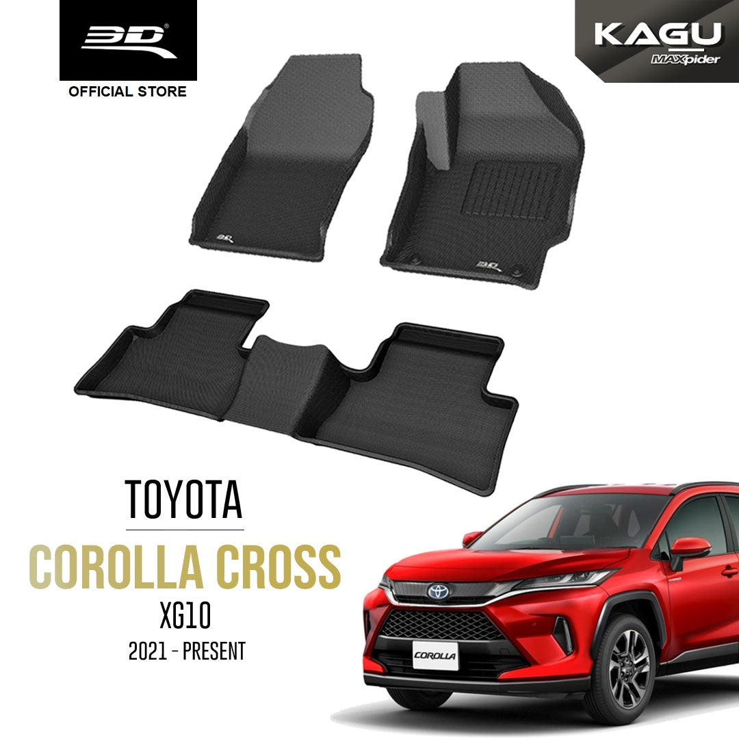 TOYOTA COROLLA CROSS HYBRID [2021 - PRESENT] - 3D® KAGU Car Mat