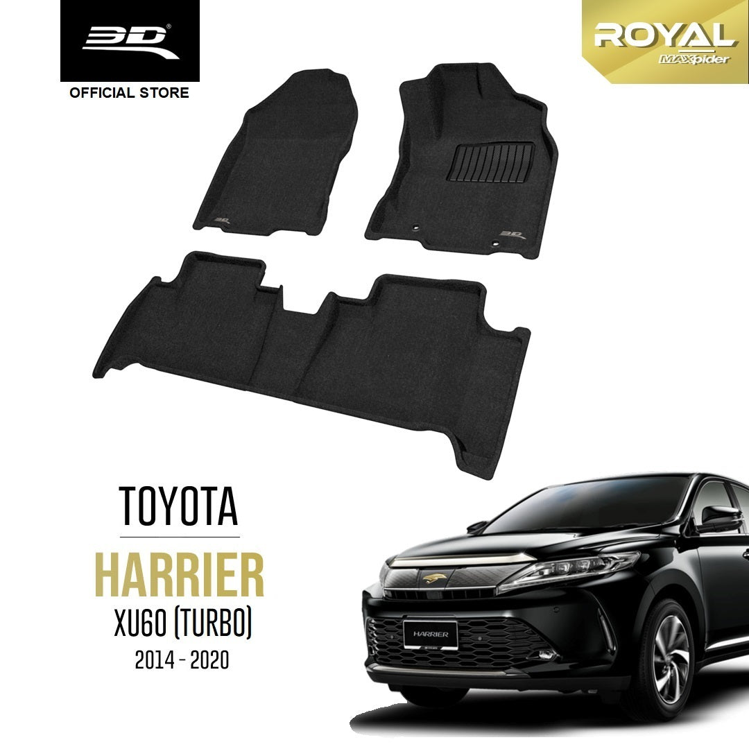 TOYOTA HARRIER XU60 TURBO [2018 - 2020] - 3D® ROYAL Car Mat