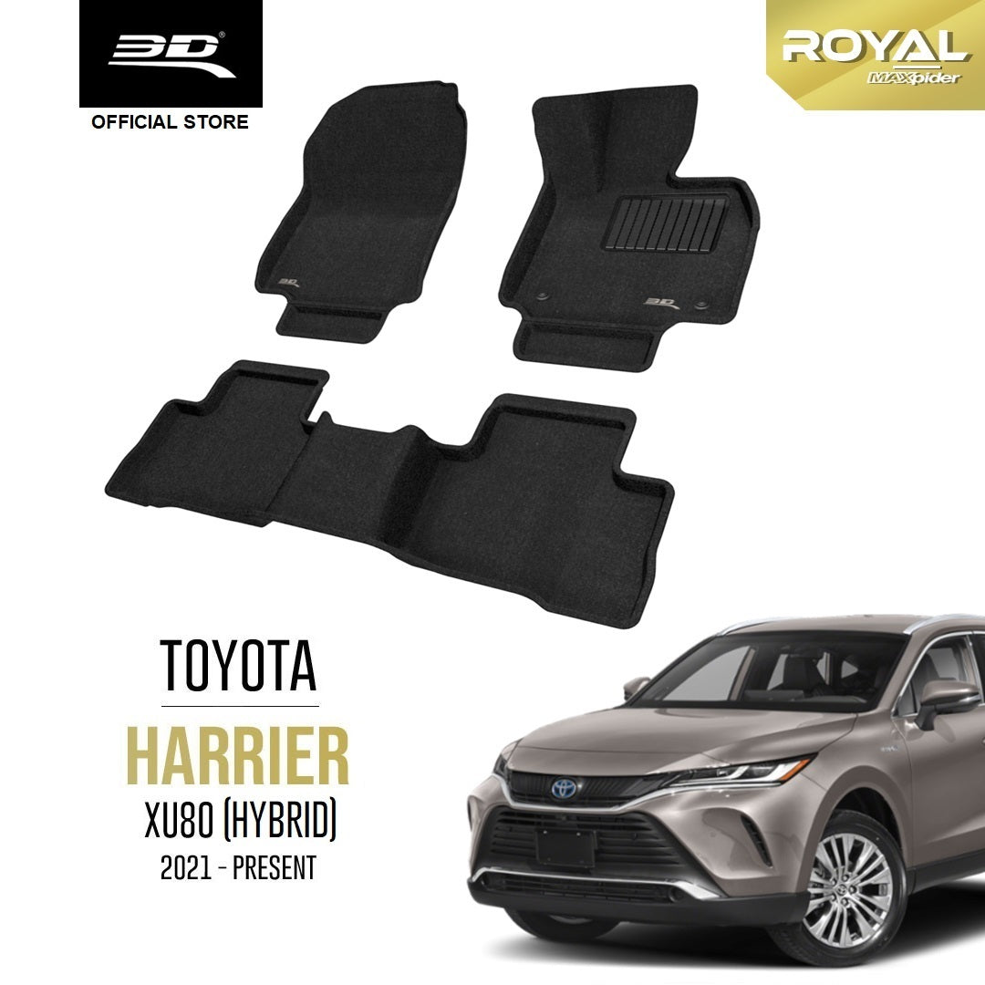 TOYOTA HARRIER XU80 HYBRID [2021 - PRESENT]  - 3D® ROYAL Car Mat