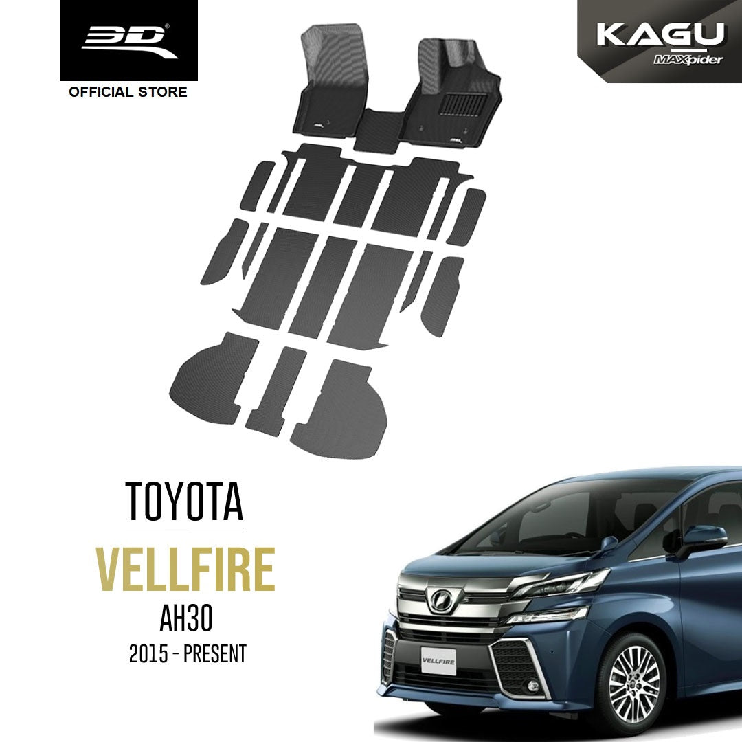 TOYOTA VELLFIRE AH30 [2015 - 2023] - 3D® KAGU Car Mat