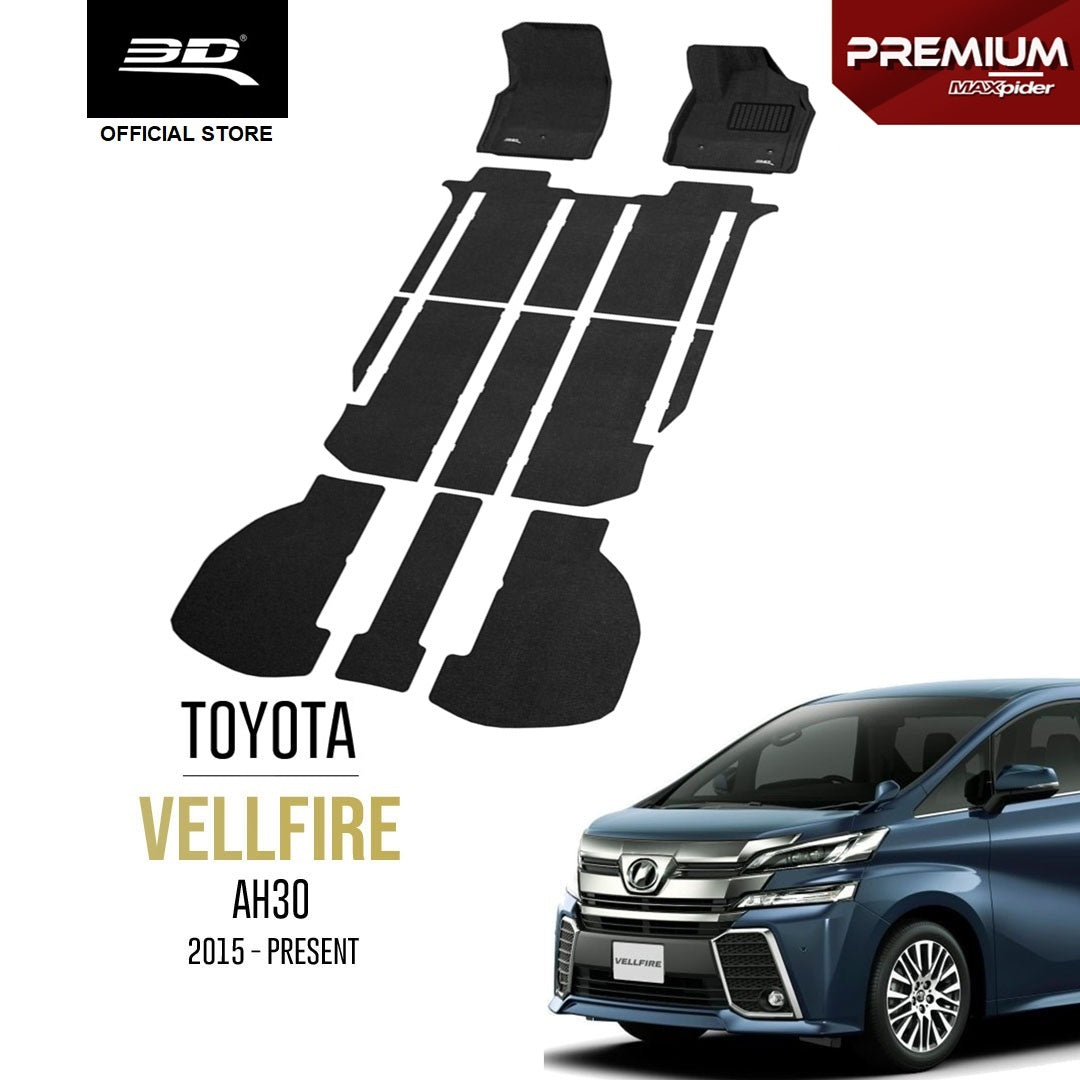 TOYOTA VELLFIRE AH30 [2015 - 2023] - 3D® PREMIUM Car Mat