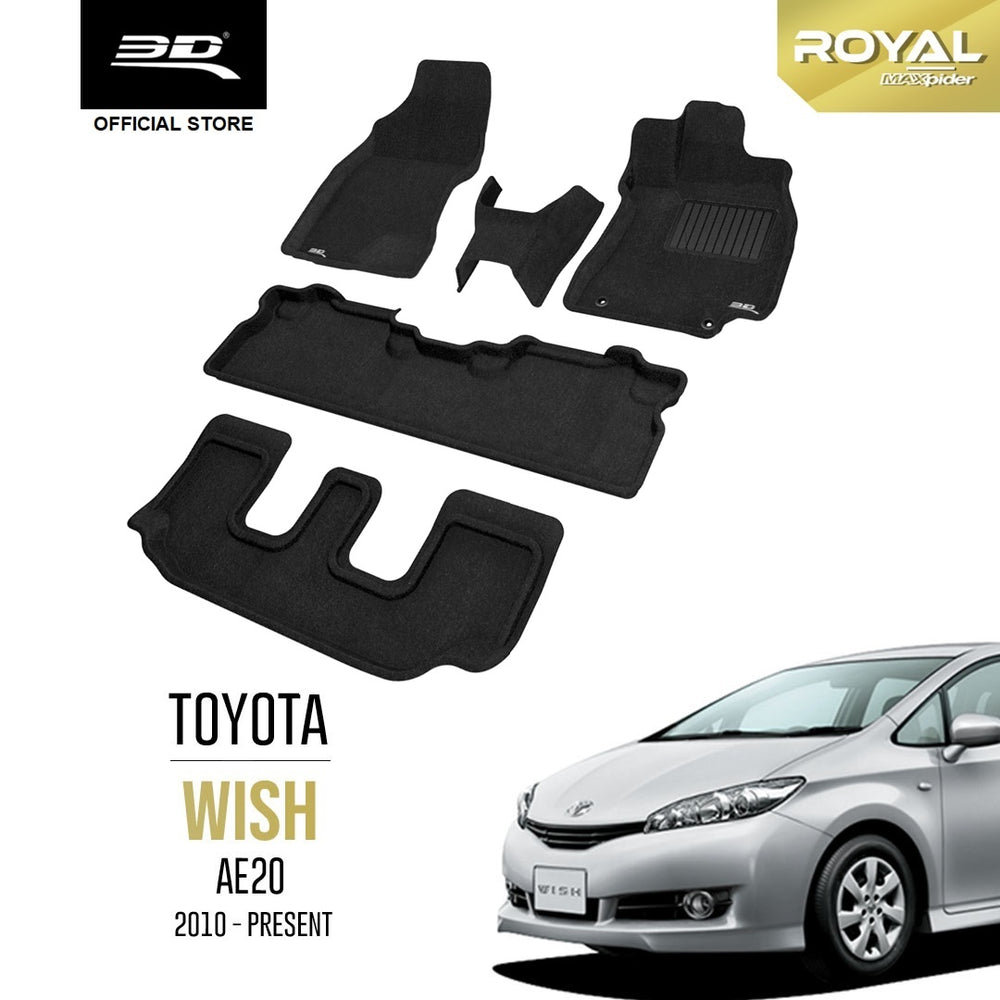 TOYOTA WISH [2010 - PRESENT] - 3D® ROYAL Car Mat