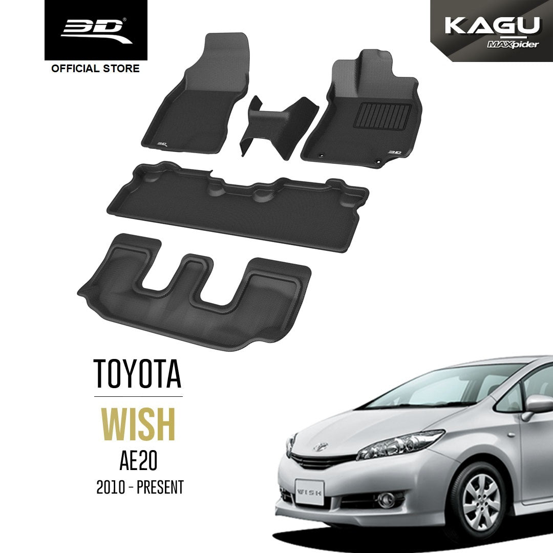 TOYOTA WISH [2010 - PRESENT] - 3D® KAGU Car Mat