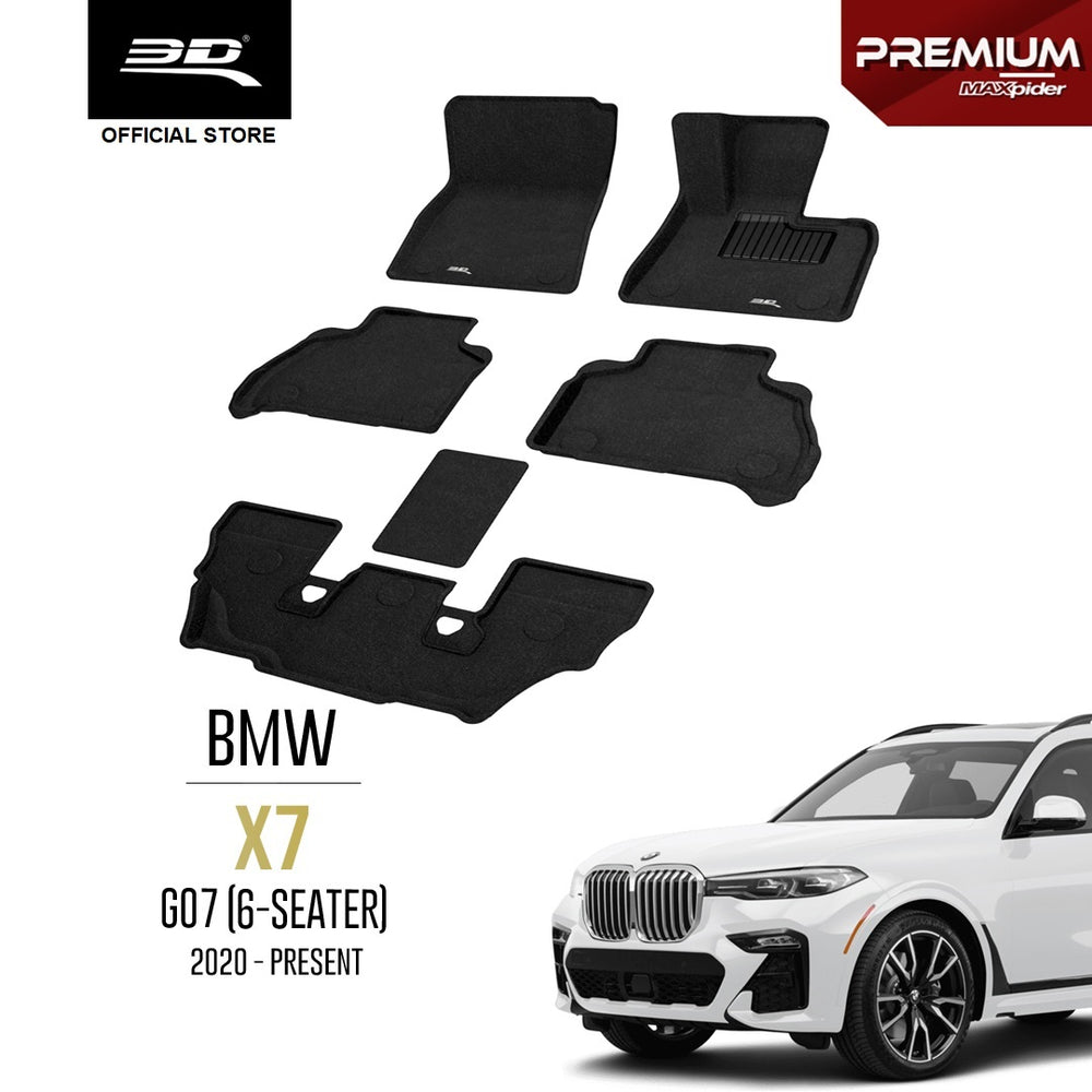 BMW X7 G07 (6 SEATER) [2020 - PRESENT] - 3D® PREMIUM Car Mat
