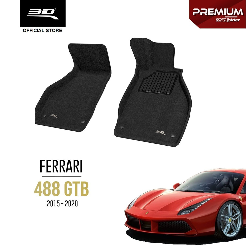 FERRARI 488 GTB [2015 - 2020] - 3D® PREMIUM Car Mat
