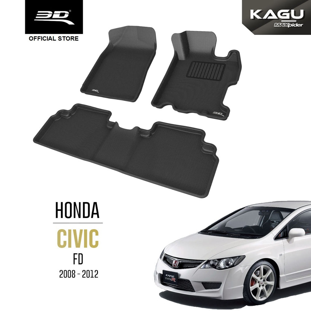 HONDA CIVIC FD [2005 - 2012] - 3D® KAGU Car Mat