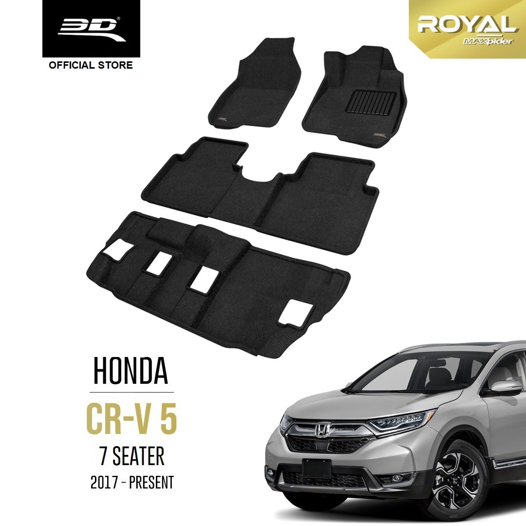 HONDA CRV 5 (7 SEATER) [2017 - 2023] - 3D® ROYAL Car Mat