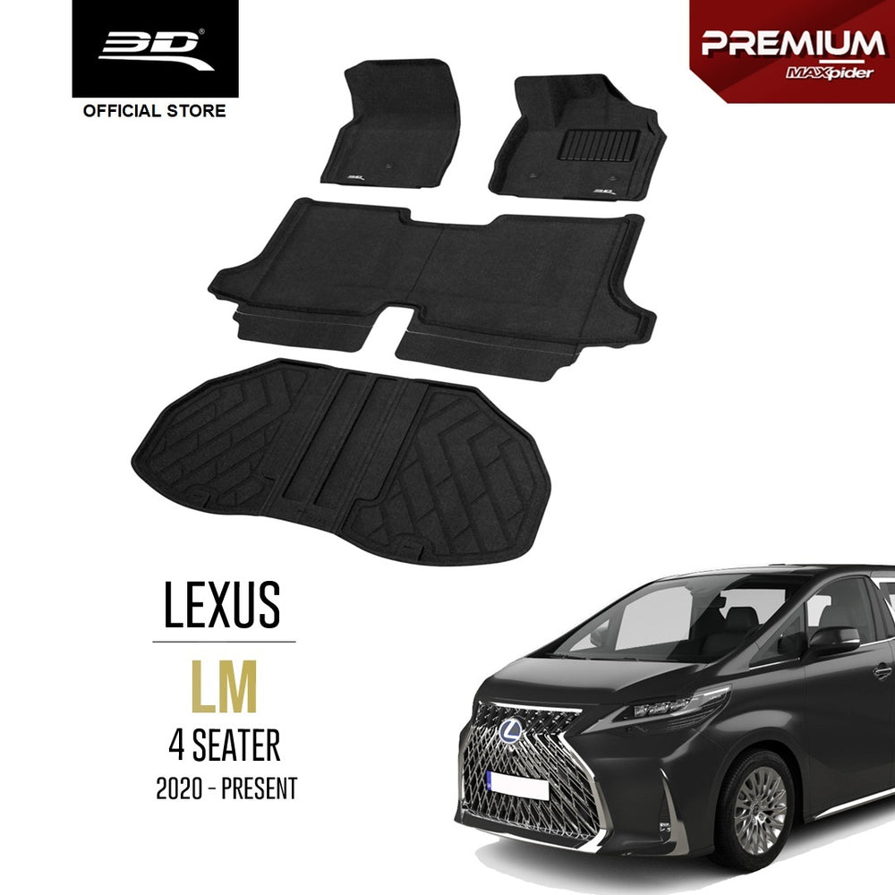 LEXUS LM (4 SEATER) [2020 - PRESENT] - 3D® PREMIUM Car Mat