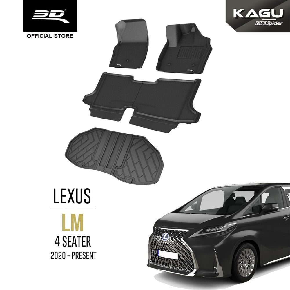 LEXUS LM (4 SEATER) [2020 - PRESENT] - 3D® KAGU Car Mat