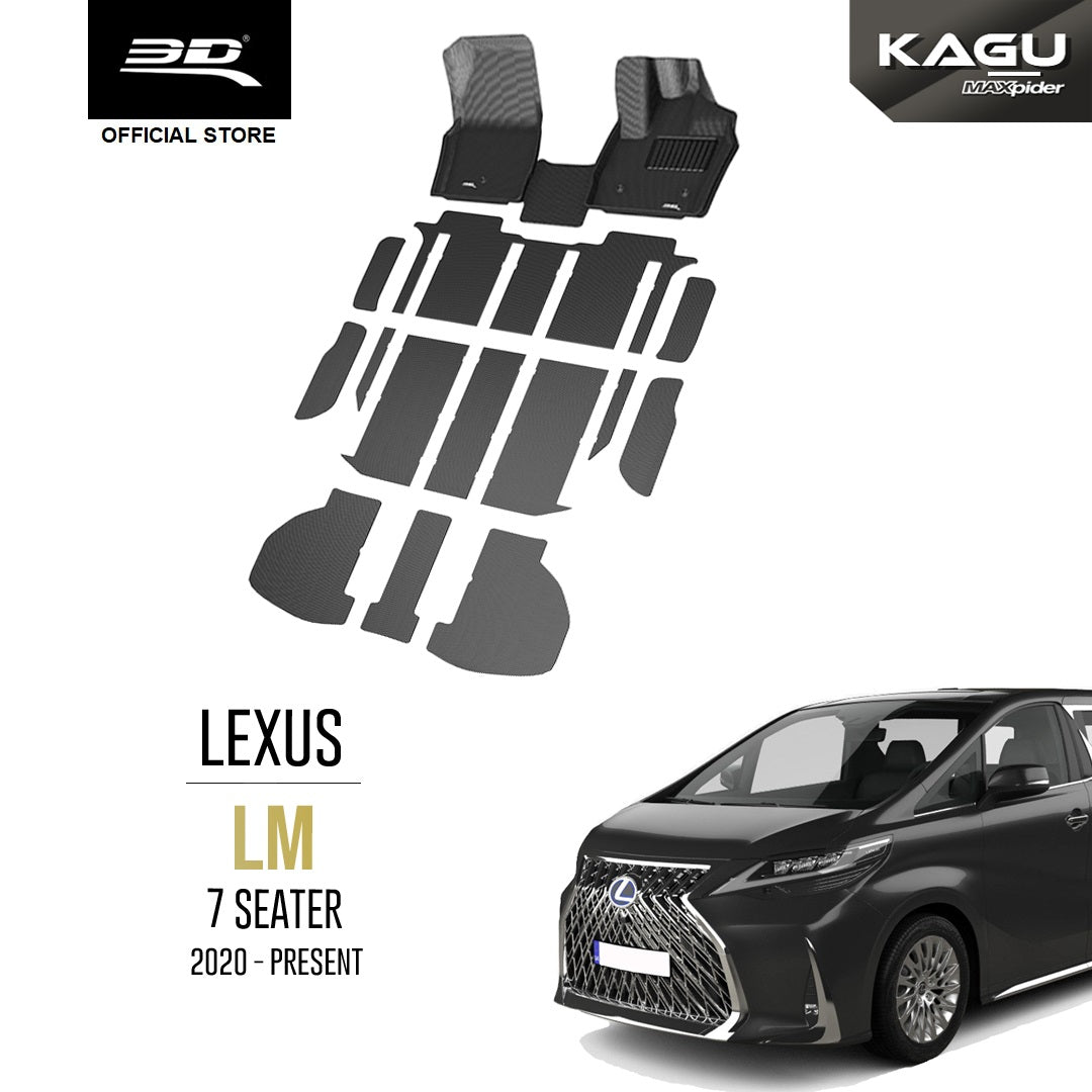 LEXUS LM (7 SEATER) [2020 - 2023] - 3D® KAGU Car Mat