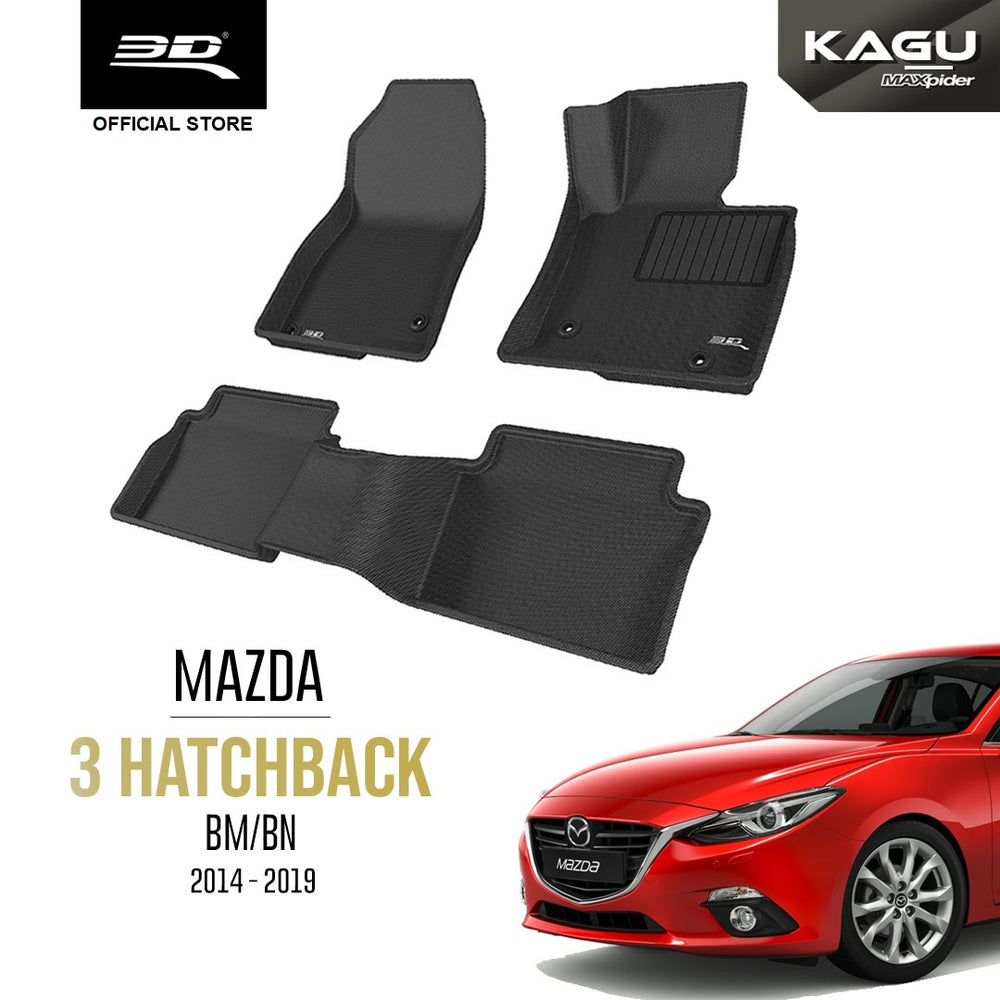 MAZDA 3 HATCHBACK [2014 - 2019] - 3D® KAGU Car Mat