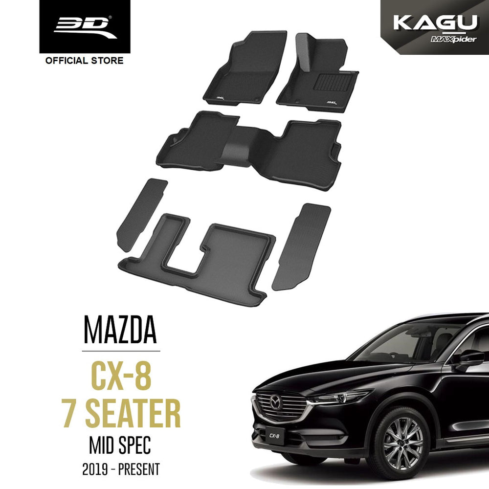 MAZDA CX8 (7 SEATER) [2019 - PRESENT] - 3D® KAGU Car Mat