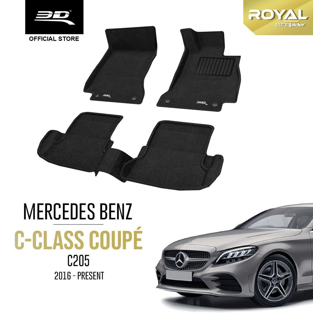 MERCEDES BENZ C Coupé C205 [2016 - PRESENT] - 3D® ROYAL Car Mat