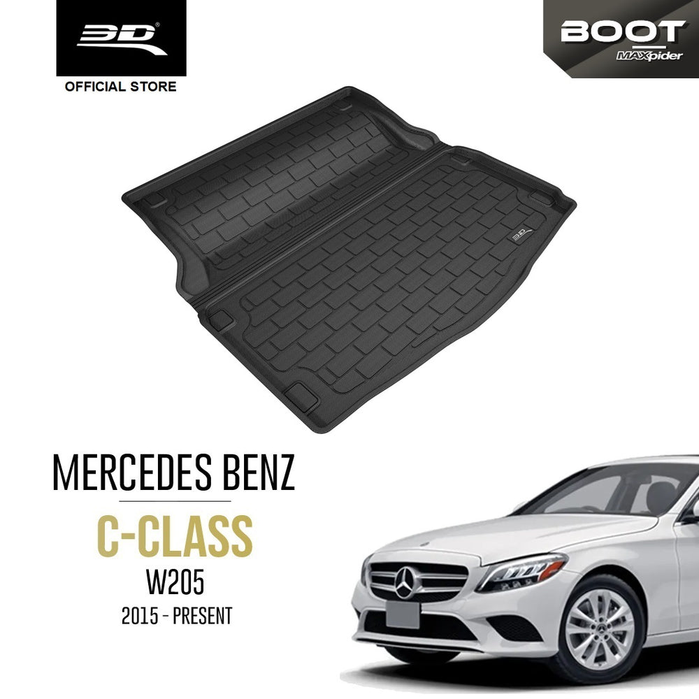 MERCEDES BENZ C CLASS W205 [2015 - 2021] - 3D® Boot Liner
