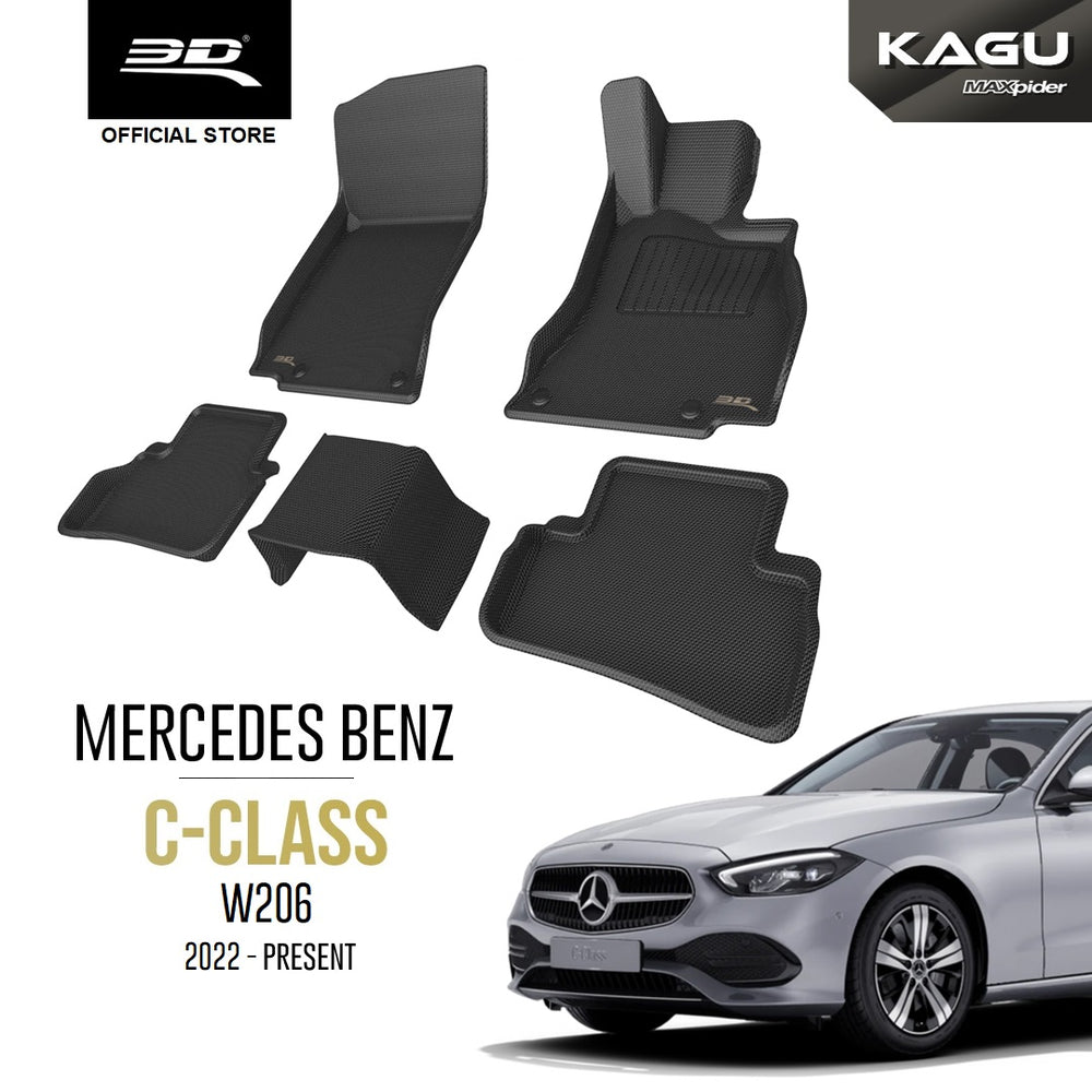 MERCEDES BENZ C CLASS W206 [2022 - PRESENT] - 3D® KAGU Car Mat