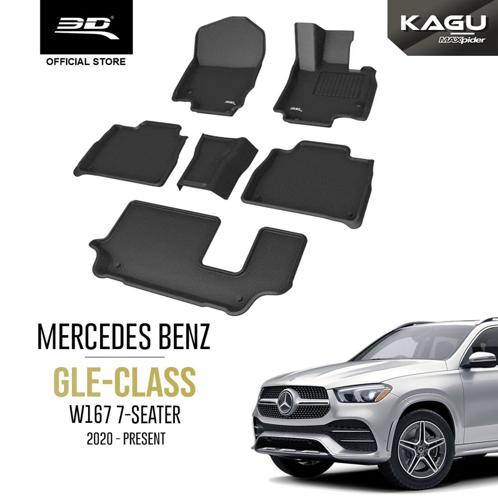 MERCEDES BENZ GLE W167 7-Seater [2020 - PRESENT] - 3D® KAGU Car Mat