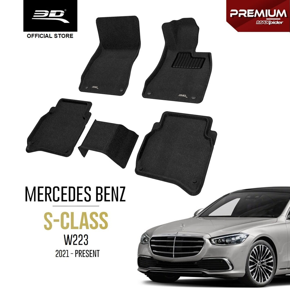 MERCEDES BENZ S CLASS W223 [2021 - PRESENT] - 3D® PREMIUM Car Mat
