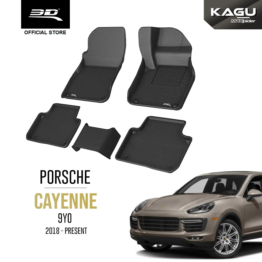 PORSCHE CAYENNE 9Y0 [2018 - PRESENT] - 3D® KAGU Car Mat