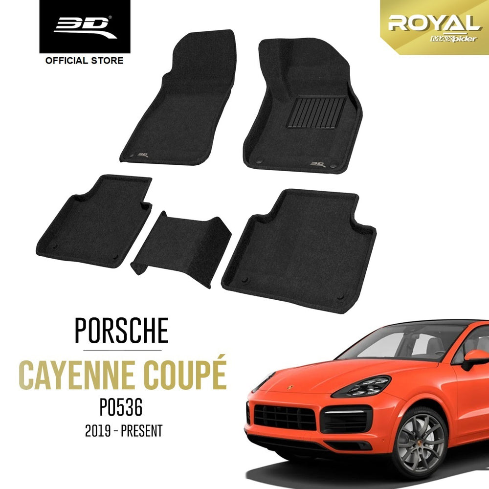 PORSCHE CAYENNE Coupé PO536 [2019 - PRESENT] - 3D® ROYAL Car Mat