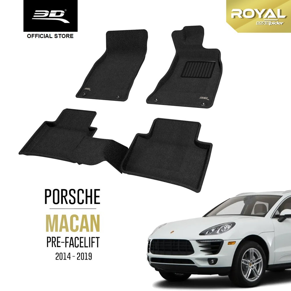 PORSCHE MACAN Pre-Facelift [2014 - 2019] - 3D® ROYAL Car Mat