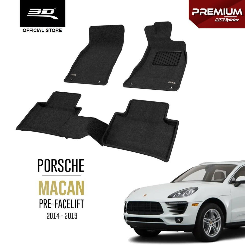 PORSCHE MACAN Pre-Facelift [2014 - 2019] - 3D® PREMIUM Car Mat