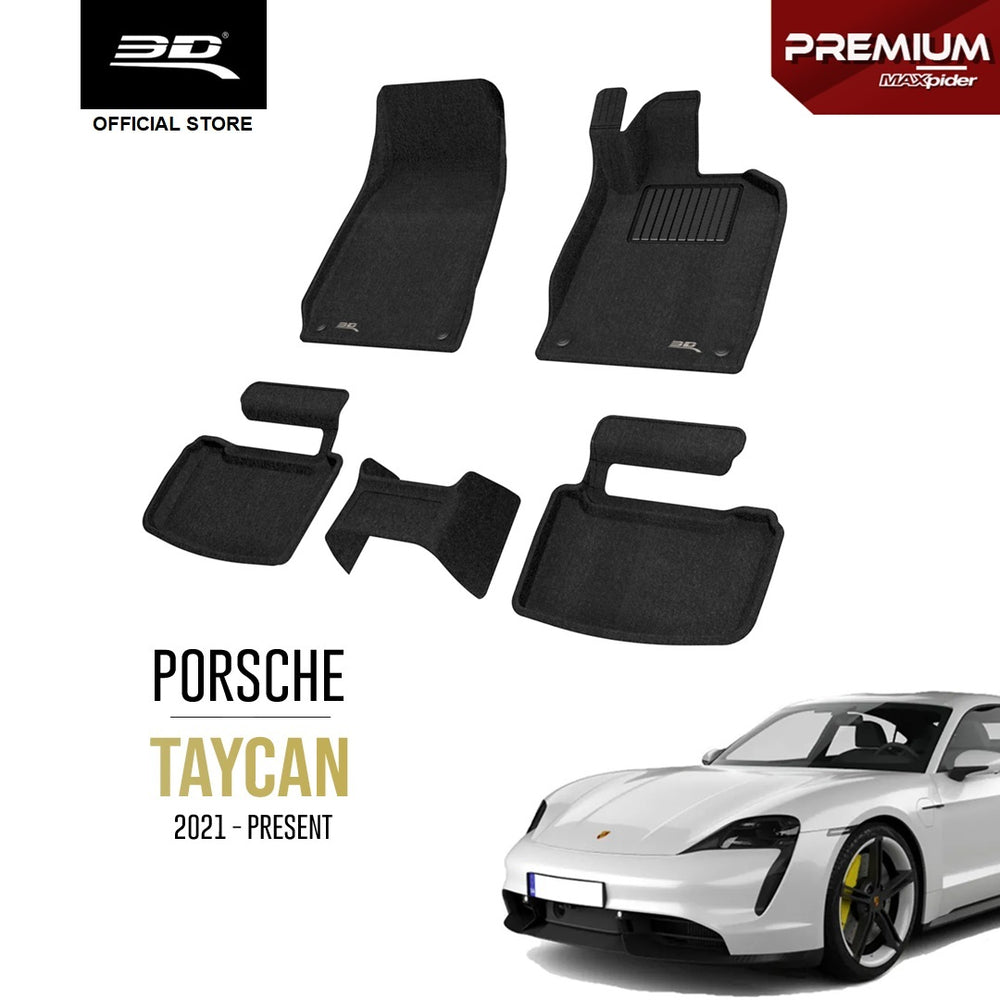PORSCHE TAYCAN [2021 - PRESENT] - 3D® PREMIUM Car Mat